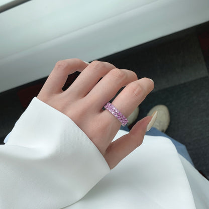 [CiCi]Sparkling Full Heart Ring