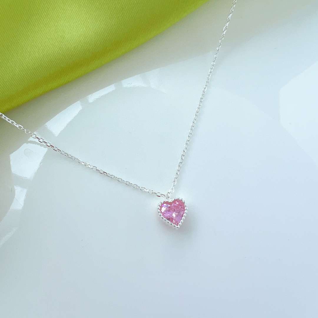 [CiCi]Ornate Heart Shape Necklace