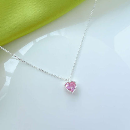 [CiCi]Ornate Heart Shape Necklace