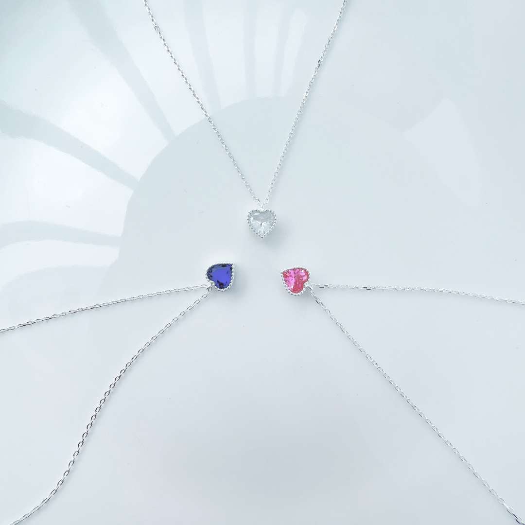 [CiCi]Ornate Heart Shape Necklace