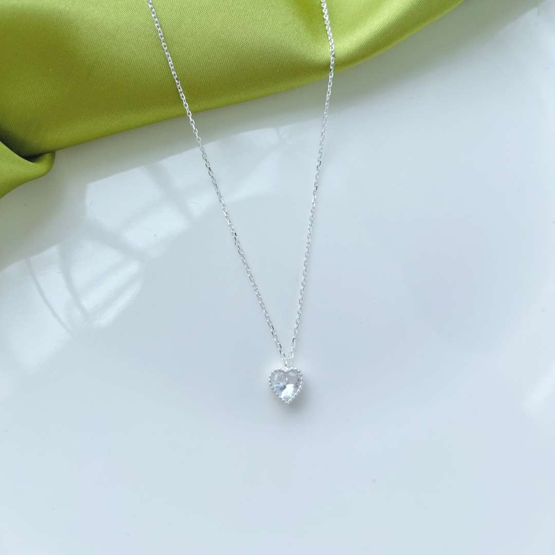 [CiCi]Ornate Heart Shape Necklace