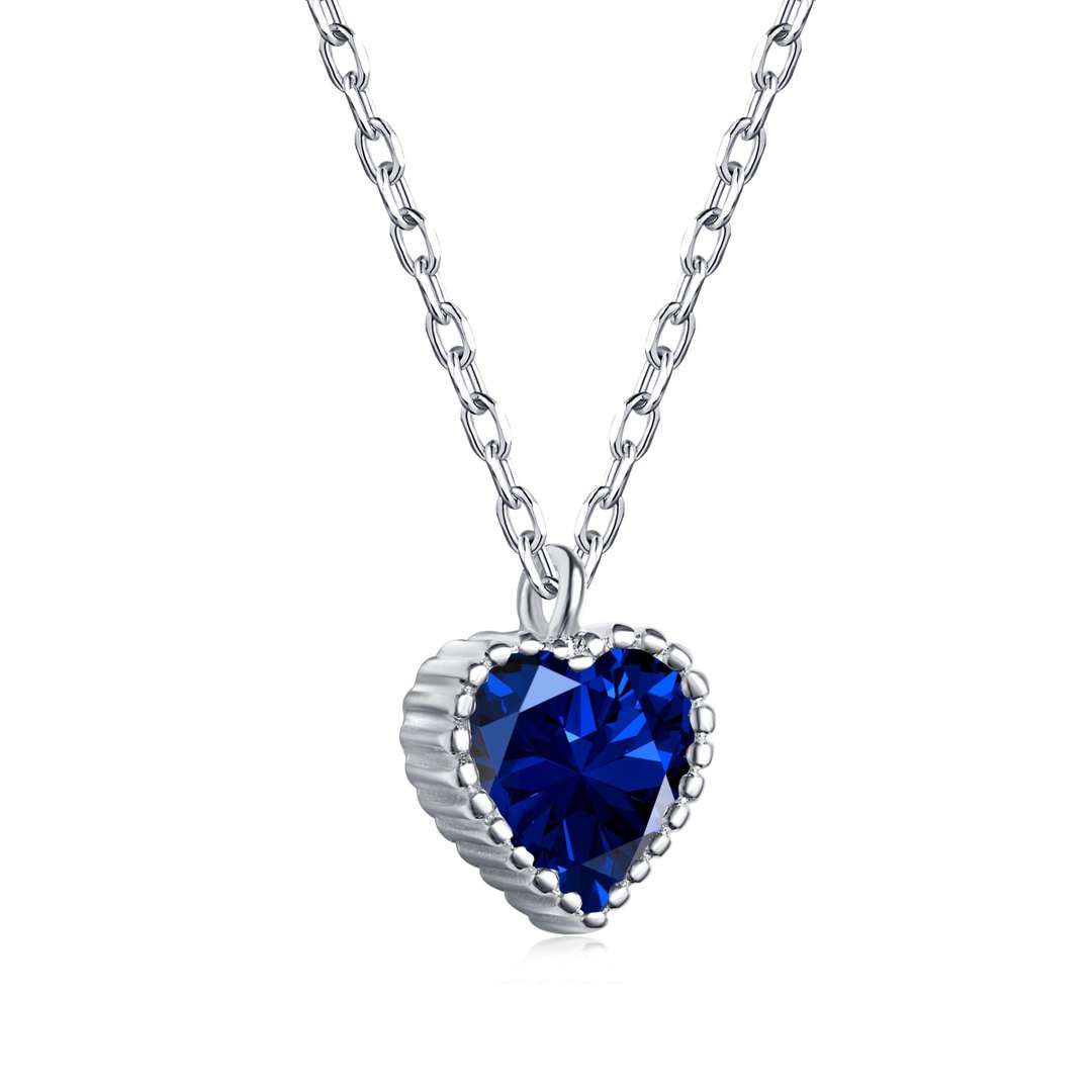 [CiCi]Ornate Heart Shape Necklace