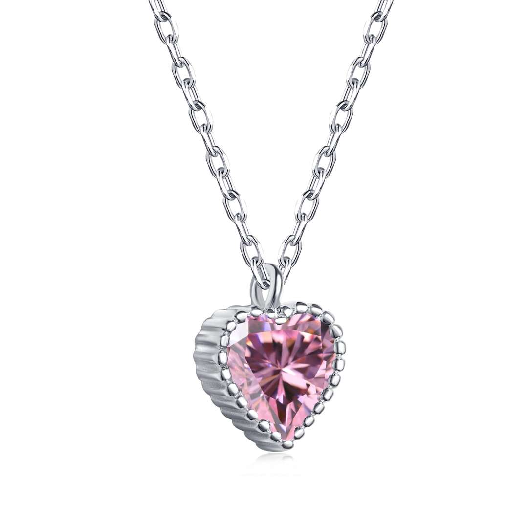 [CiCi]Ornate Heart Shape Necklace