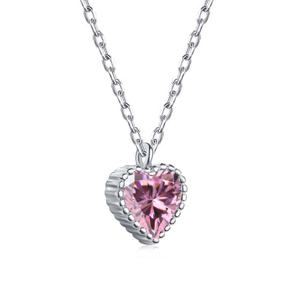 [CiCi]Ornate Heart Shape Necklace