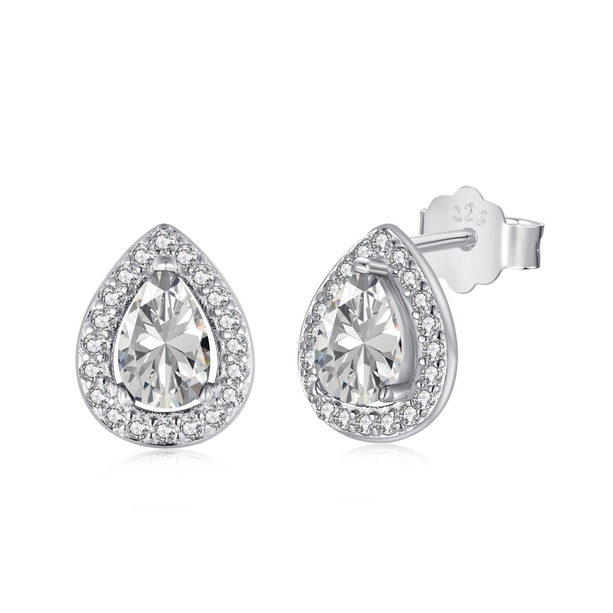 [CiCi]Luxurious Water Drop Shape Earrings