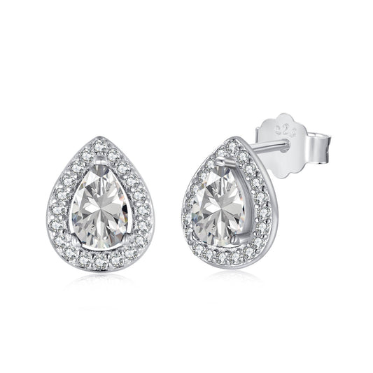 [CiCi]Luxurious Water Drop Shape Earrings