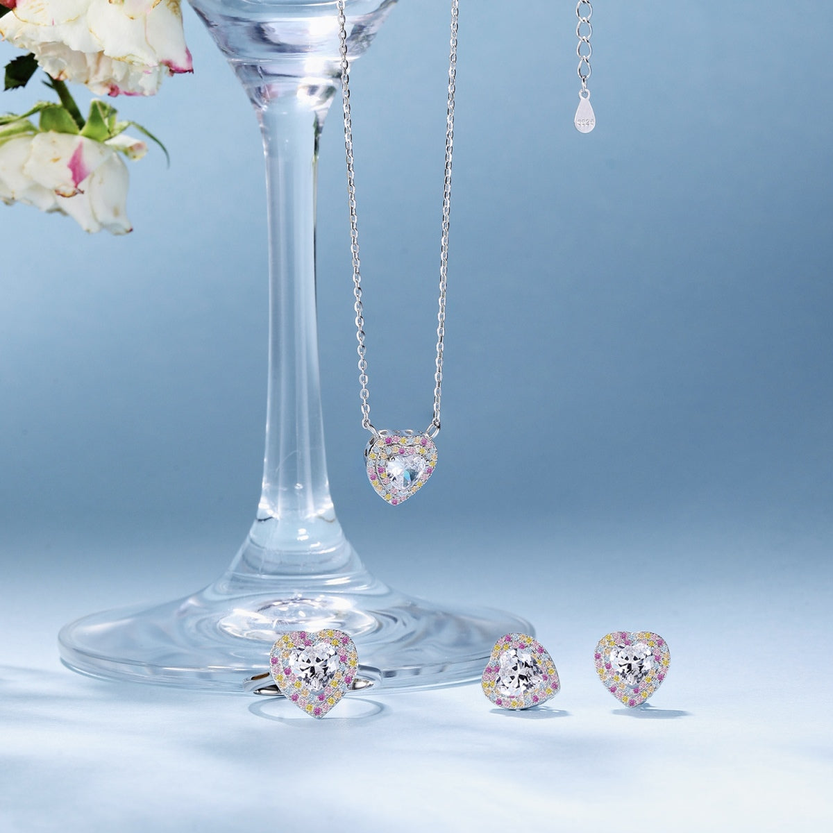 [CiCi]Exquisite Heart Shape Necklace