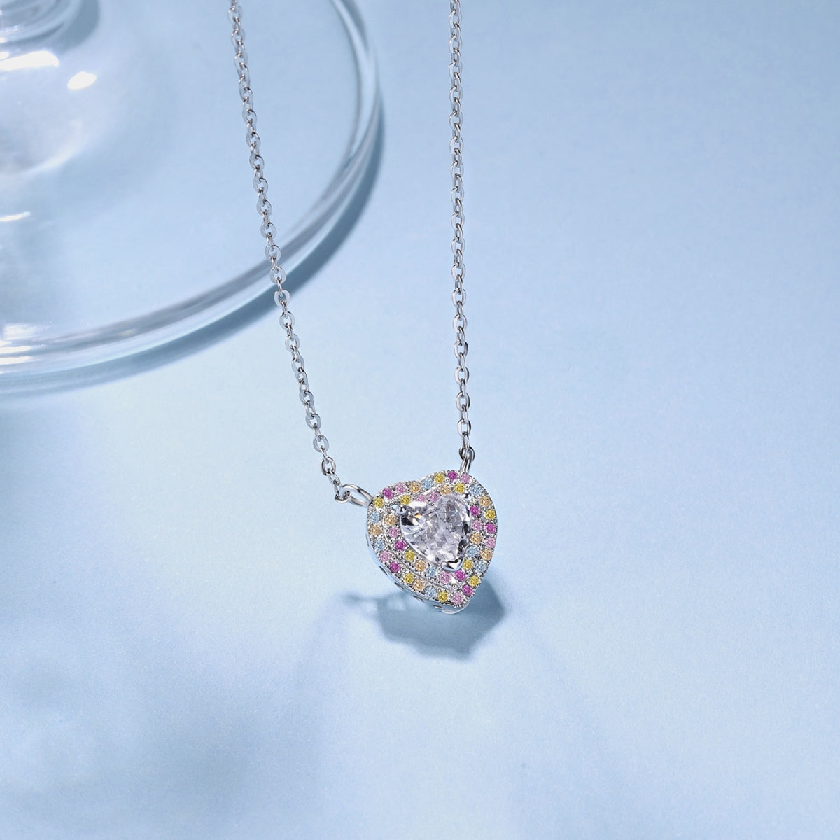 [CiCi]Exquisite Heart Shape Necklace