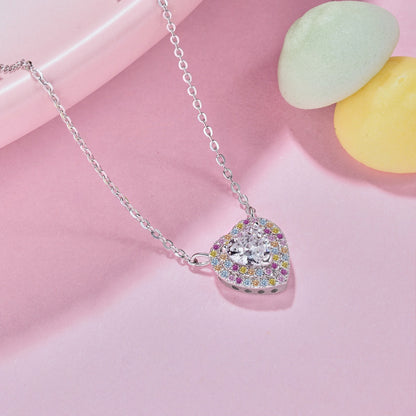 [CiCi]Exquisite Heart Shape Necklace
