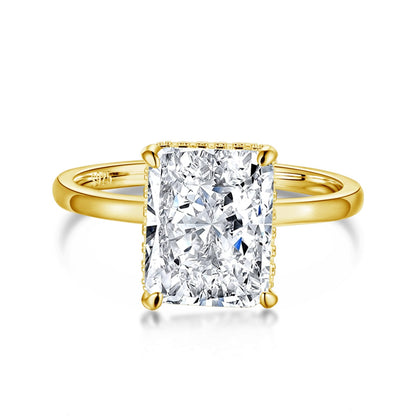 [CiCi]4.0 Carat Ornate Enchanting Radiand Cut Banquet Ring