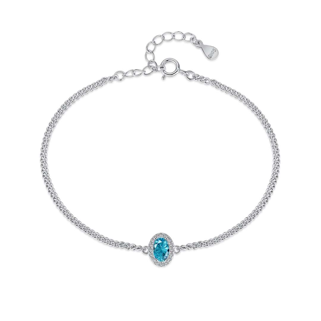 [CiCi]Exquisite Oval Shape Bracelet