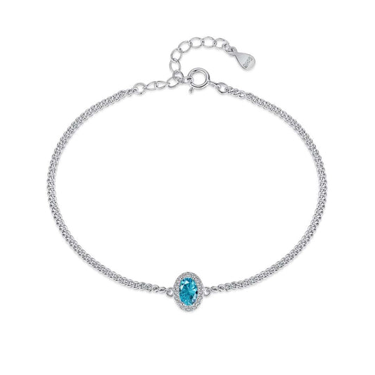 [CiCi]Exquisite Oval Shape Bracelet