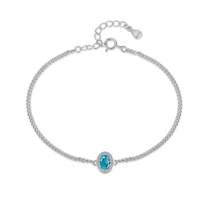 [CiCi]Exquisite Oval Shape Bracelet
