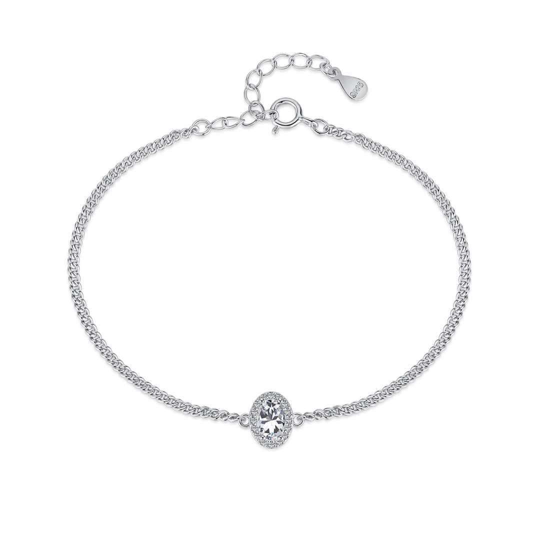 [CiCi]Exquisite Oval Shape Bracelet