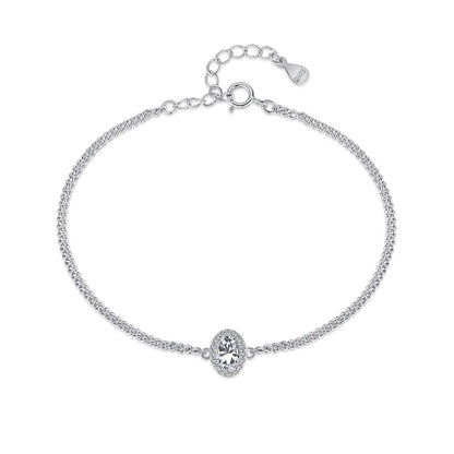 [CiCi]Exquisite Oval Shape Bracelet