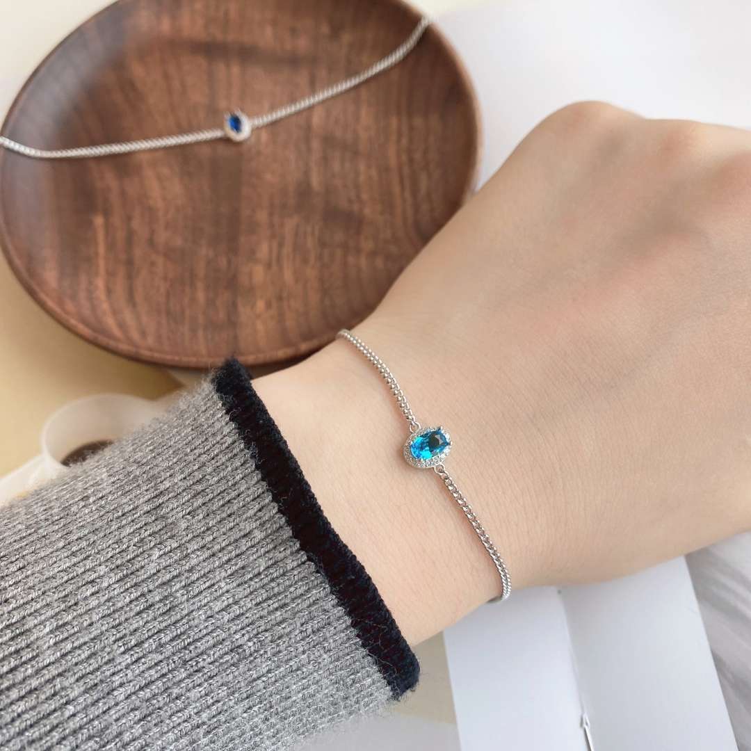 [CiCi]Exquisite Oval Shape Bracelet