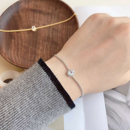 [CiCi]Exquisite Oval Shape Bracelet