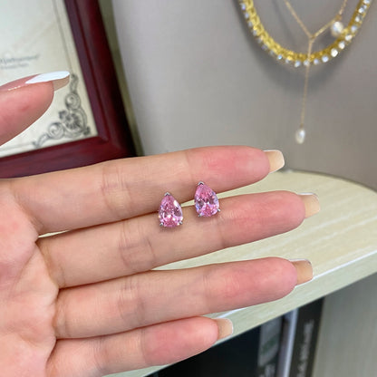 [CiCi]Ornate Water Drop Shape Earrings