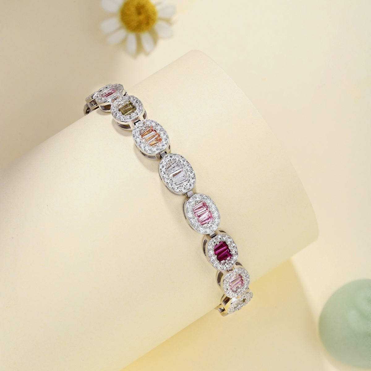 [CiCi]Exquisite Ornate Emerald Cut Daily Bracelet