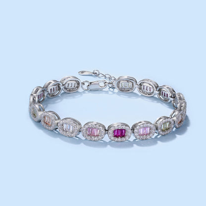 [CiCi]Exquisite Ornate Emerald Cut Daily Bracelet