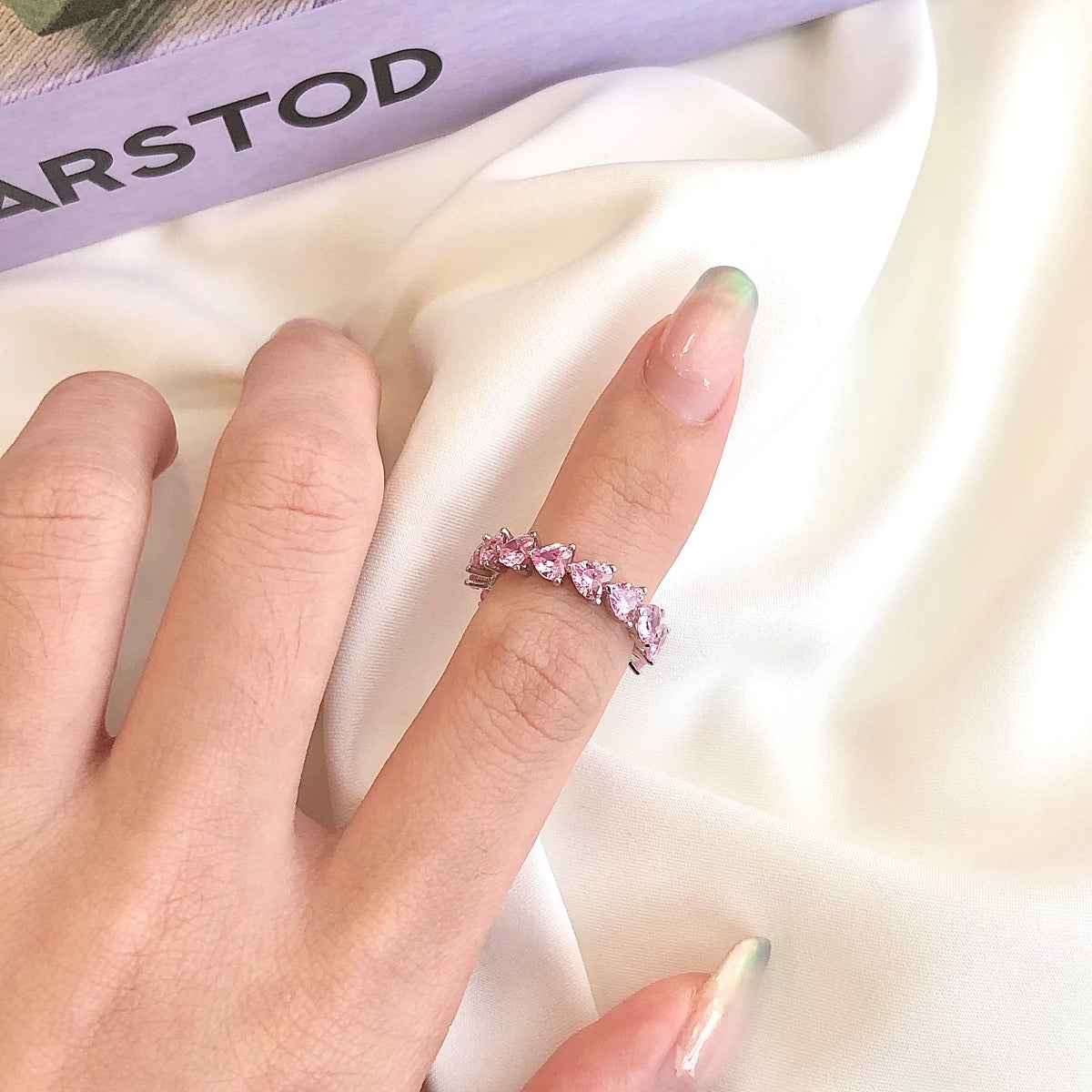 [CiCi]0.25 Carat Radiant Romance Heart Cut Lover Ring