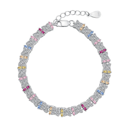 [CiCi]Unique Colorful Flower Shape Daily Bracelet