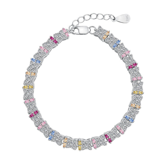 [CiCi]Unique Colorful Flower Shape Daily Bracelet