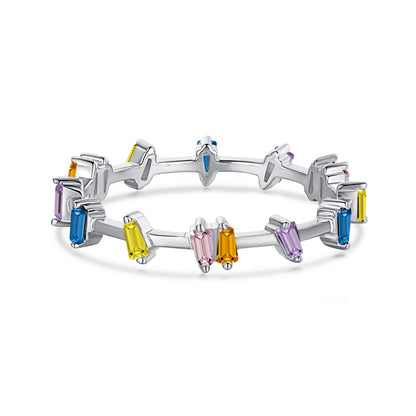 [CiCi]Unique Trapezoid Cut Daily Ring