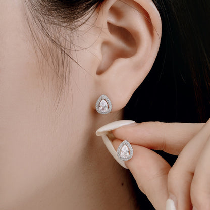 [CiCi]Luxurious Water Drop Shape Earrings