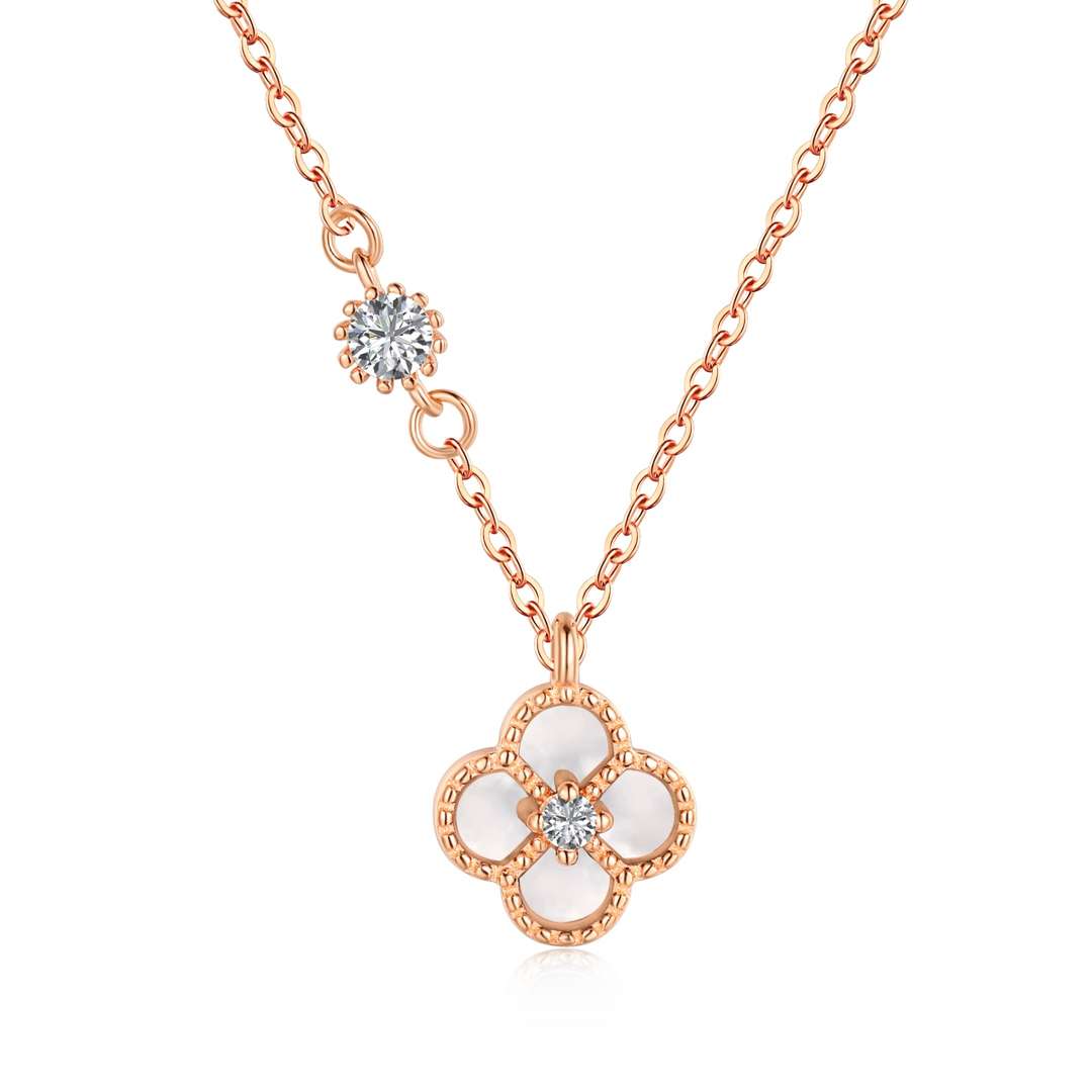 [CiCi]Delicate Flower Shape Necklace