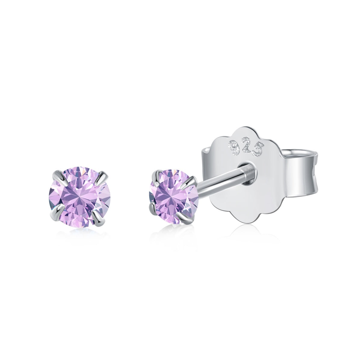 [CiCi]Delicate Solitaire Earrings