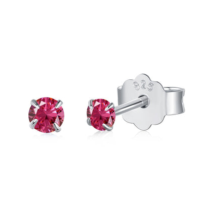 [CiCi]Delicate Solitaire Earrings