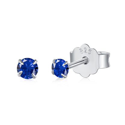 [CiCi]Delicate Solitaire Earrings