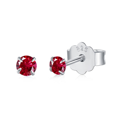 [CiCi]Delicate Solitaire Earrings