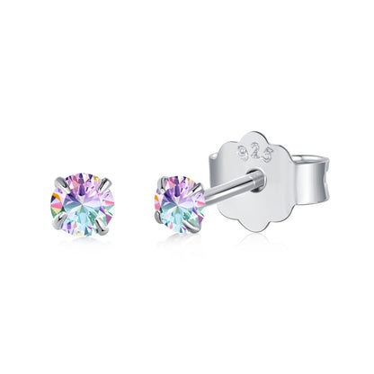 [CiCi]Delicate Solitaire Earrings