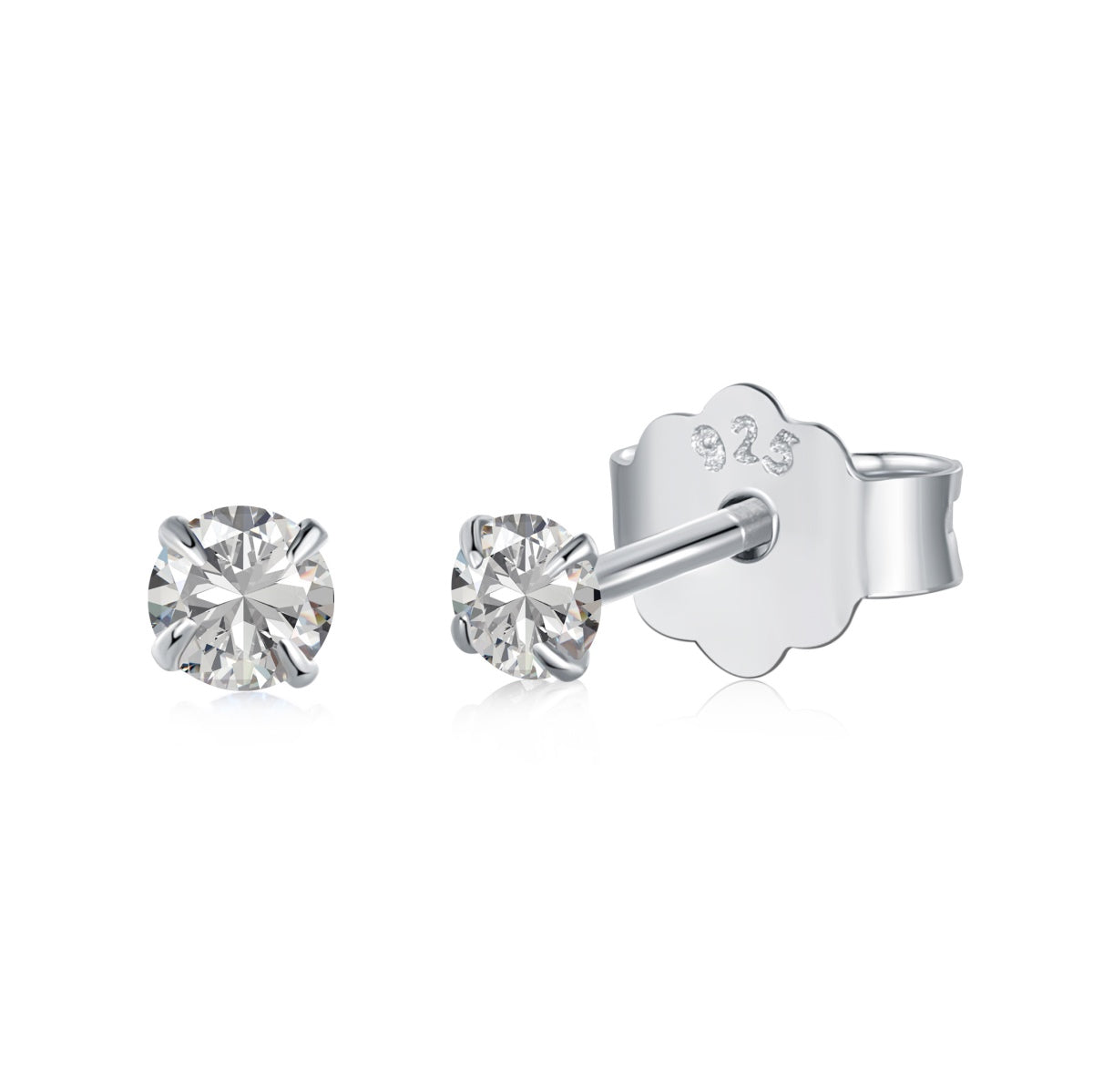 [CiCi]Delicate Solitaire Earrings