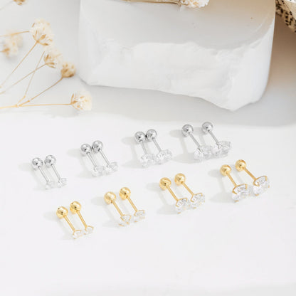 [CiCi]Unique U-Shaped Ear Bone Earrings