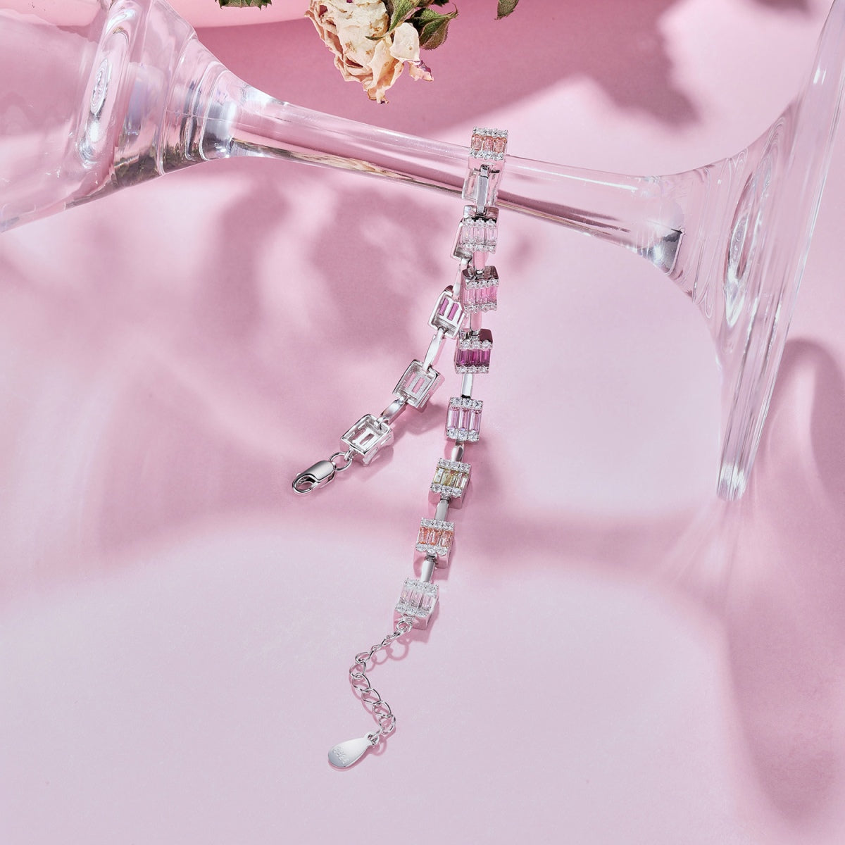 [CiCi]Dainty Charming Emerald Cut Daily Bracelet
