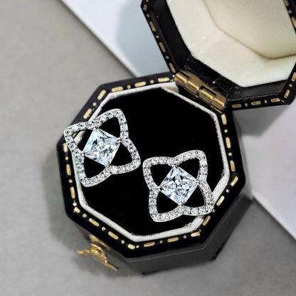 [CiCi]Elegant Star Shape Princess Cut Daily Earrings