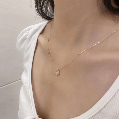 [CiCi]Delicate Flower Shape Necklace