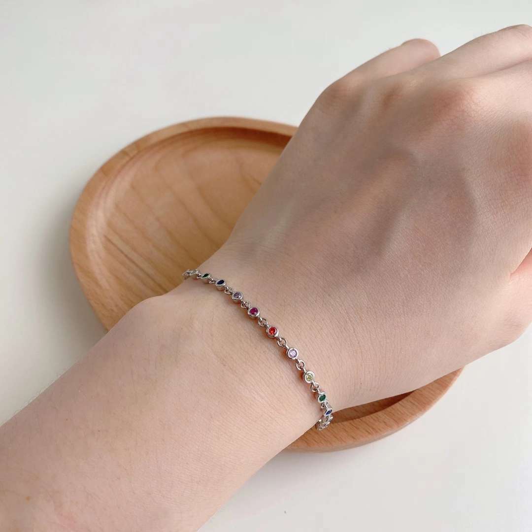 [CiCi]Colorful Bead Array Bracelet