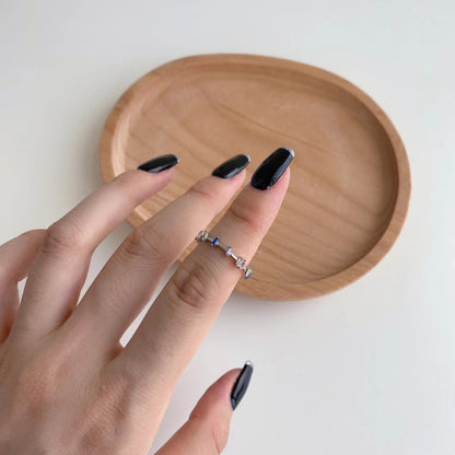 [CiCi]Unique Trapezoid Cut Daily Ring