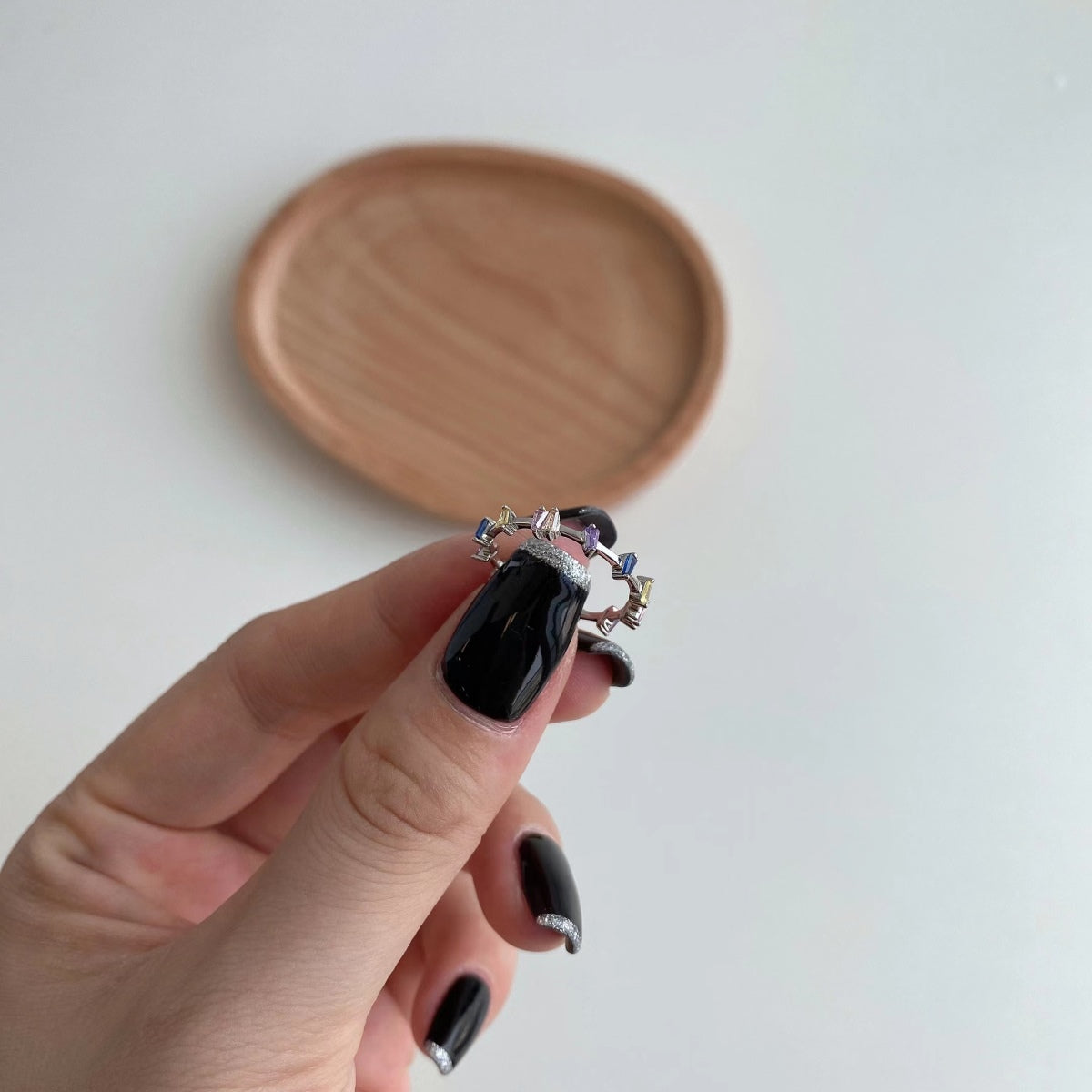 [CiCi]Unique Trapezoid Cut Daily Ring