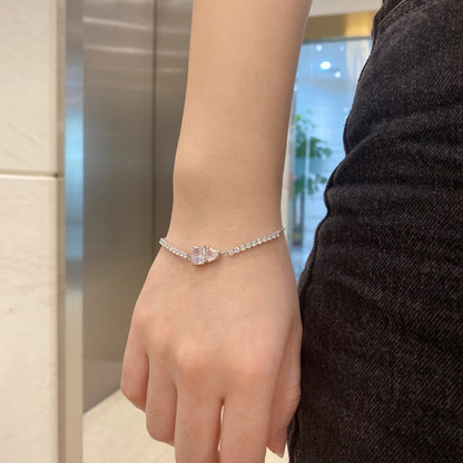 [CiCi]Dazzling Unique Multi Shape Lover Bracelet