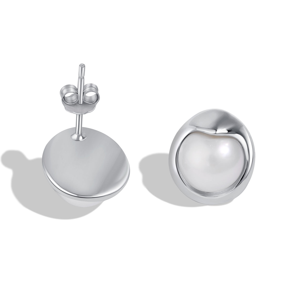 [CiCi]Dainty Bread Pearl Earrings