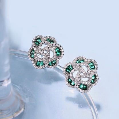 [CiCi]Exquisite Flower Shape Daily Earrings