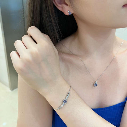 [CiCi]Luxurious Heart Of The Ocean Bracelet