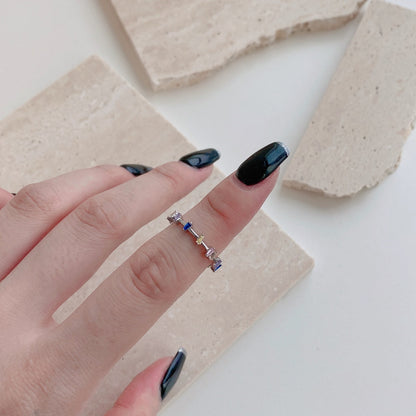 [CiCi]Unique Trapezoid Cut Daily Ring