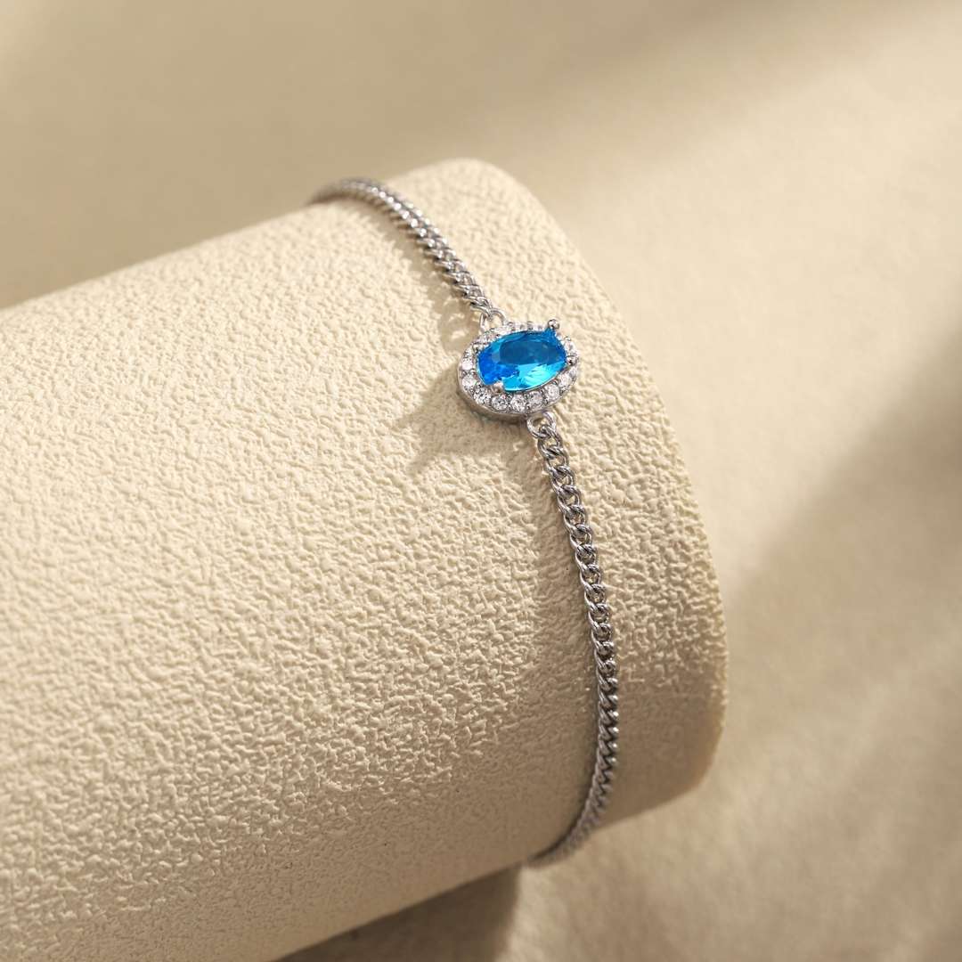 [CiCi]Exquisite Oval Shape Bracelet