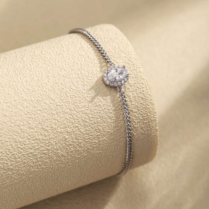 [CiCi]Exquisite Oval Shape Bracelet